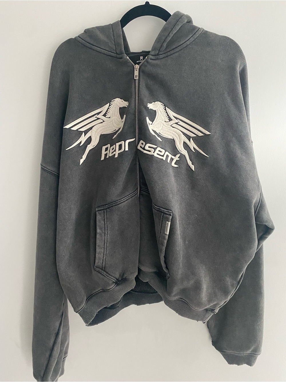 REPRESENT PEGASUS ZIP-UP HOODIE